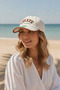 Children's Dinosaur Patterned White Cap Hat Embroidered Summer Sun Hat - 2