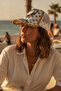 Sailor Themed White Yellow Patterned Adjustable Unisex Baseball Cap - 2