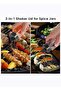 Spice Jars with Labels, 4 oz Glass Lids, Box set Stickers, Collapsible Funnel, Pens (24 PCS - 5