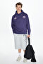 Hudsones Men's Hooded Printed Navy Blue Sweatshirt - 6