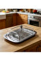 Stainless Steel Butter Dish with Lid - Stylish Butter Cheese Storage Serving Container - Mini Breakfast Cheese Butter Container Breakfast Presentation Plate - 2