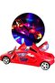 Red Sports Race Car Toy with 360 Spinning, Music, Projection Light Show, and Bump-N-Go Function - 2