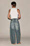 Neshie Men's Balloon Fit Jean Blue Trousers - 5