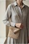 Handmade Raffia Macrame Knitted Crossbody Bag - 3