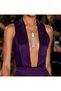 Silver Tassel Necklace – Adjustable Choker Long Chain