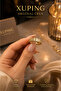 Xuping Stainless Tarnish Resistant Gold Zircon Stone Ring