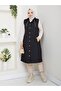 Women's Quilted Vest with Hood, Oversized Size