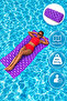 Foldable Inflatable Sea Mat - Swimming Mat - Curvable Inflatable Sea Bed - Padded Inflatable Water Bed - Pool Bed - Inflatable Mattress - Inflatable Water Mat 213X86 Cm.