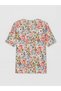 Alita city women's floral t-shirt with oval neck - the alita city difference - 6