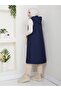 Women's Quilted Vest with Hood, Oversized Size - 2