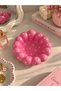 Pink Polka Dot Decorative Bowl 12 cm – Handmade Jewelry Organizer, Ring Earring Jewelry Plate, Makeup Table Decor - 4