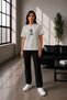 Unisex Oversize One Piece Brook Embroidered Anime T-Shirt 100% Cotton - 6