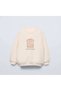 Unisex Kids Sweatshirt Brown Jean Pants Set Daily Casual Combination - 4