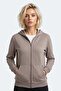 Sera I Women's Zippered Gray Sweatshirt