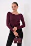 Women's Open Collar Modal Bodysuit - 3