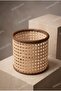 Rattan Look Decorative Desktop Organizer & Pen Holder |   Makeup and Brush Organizer