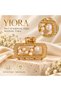 Imported Gold Pearl and Crystal Stone Metal Mini Latch Buckle – Butterfly, Bow, and Geometric Model