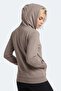 Sera I Women's Zippered Gray Sweatshirt - 6