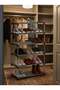 6-Tier Portable Shoe Rack Organizer with Stainless Steel Frame, Holds 18 Pairs, 60x30x90cm - 3