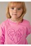 Girl's Two-Thread Sweatshirt Pink - 4