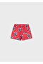 Boy's Printed Swim Shorts Red - 3