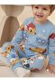 100% Cotton Printed Comfortable Fit Top and Bottom Baby Set - 5