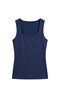 Navy Blue Poll Thick Strap U-Neck Undershirt