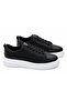 Men's White Lace-Up Casual Sneaker Sports Shoes Thick Sole - 8