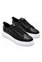 Men's White Lace-Up Casual Sneaker Sports Shoes Thick Sole - 7