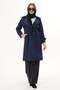 Women's Lined Belted Trench Coat - 2