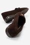 Genuine Leather Brown Suede Women's Buckle Detailed Ballerinas Andy - 4