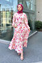 Riva Layered Belted Dress - Pink - 6