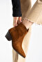 Merlot Western Tan Suede Boots - 3