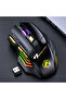 ماوس ألعاب لاسلكي IMICE GW-X7، بلوتوث 5.1 و2.4GHz، 3200 DPI، 7 أزرار، RGB، قابل للشحن - 4