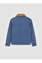 Indigo Fur Collar Fleece Lined Boys' Jean Jacket - 5