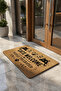 Door Mat 45X70Cm Velour Texture Coco Appearance Non-Slip Outdoor Cats Welcome - 2