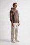Men's Hooded Sweatshirt with Side Pockets, 3 Thread Soft Textured Fabric - 5