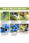 وسادة نوم للتخييم من بابوريتش، سجادة تخييم خفيفة الوزن مع وسادة، وسادات نوم مدمجة قابلة للنفخ، صغيرة - 6