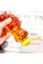 4 Pieces Juice Bear Bottles, Honey Bear Drinking Bottles,Plastic Reusable Drinking Cups,Includes 4 S - 5