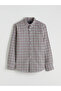 Regular Fit Plaid Men's Shirt - 5
