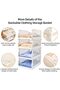 Wardrobe Organizer and Storage Organizer, Stackable Collapsible Storage Shelves, 4pcs Drawe - 5