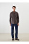 Regular Fit Long Sleeve Gabardine Men's Shirt - 3