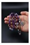 Amethyst Tasbih With ( Hexagonal Cuts ) & Tassel - 2