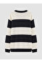 Esvab • Modern & Distinctive Zero Roba Collar Striped Boys' Knitwear Sweater - 3