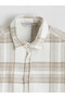 Lcw Vision Beige Regular Fit Wool Blend Plaid Men's Shirt Jacket - 6