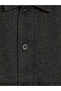 Vizyon New Season Anthracite Regular Fit Shirt Collar Men's Coat - 7
