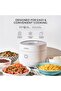 CUCKOO CR-0675FW طباخ أرز ميكروويف سعة 6 أكواب (غير مطبوخة) / 12 كوب (مطبوخة) مع وعاء داخلي غير لاصق، 13 مي - 2