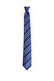Blue Striped Navy Blue Men's Tie - 7.5 cm Wide - 7
