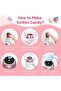 Cotton Candy Machine, Mini Cotton Candy Maker Machine for Kids with Sugar Scoop, Easy & Safe to Use, - 5