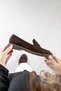 Riviera Genuine Leather Suede Casual Women's Brown Loafer - 6